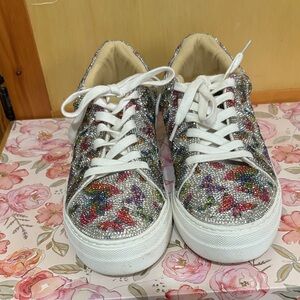 🎄🎄Betsey Johnson Rhinestone Sparkle Butterfly Sydney